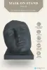 Product image 2 of the product “Mask On Stand, 84cm Height | GRC (Glassfibre Reinforced Concrete), Bronze Finish ”